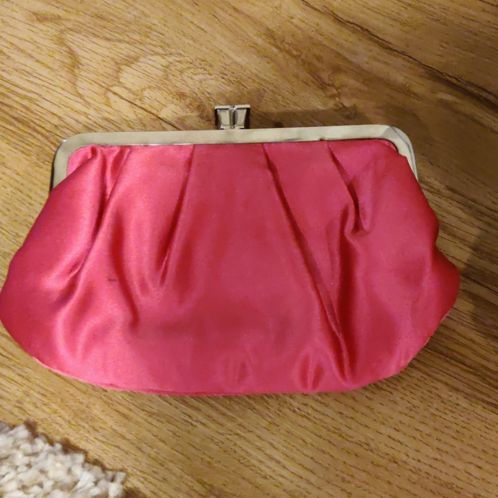 Satin clutch